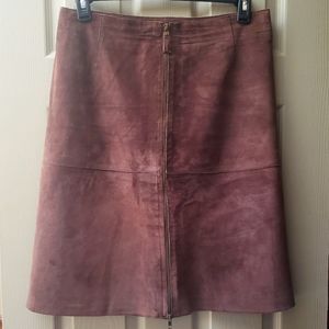 Suede skirt by Isaac Mizrahi for Target